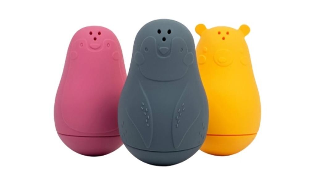 Bigjigs Toys 3 Piece Silicone Bath Buddies Squeeze Water Play Toy - 4 month+