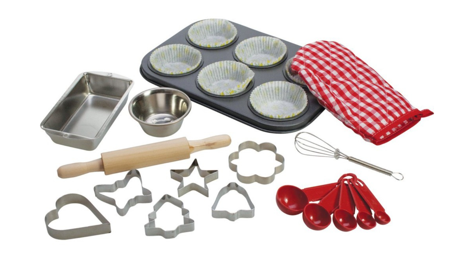 Bigjigs Toys 23 Piece Young Chefs Baking Pretend Playset Toy 3 year