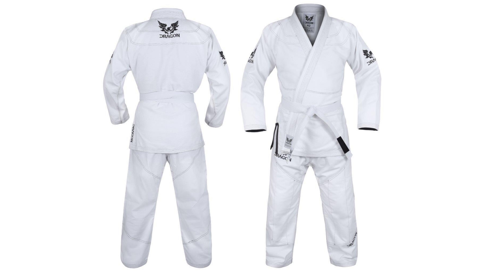 Morgan Sports White Dragon V2 450gsm BJJ Gi