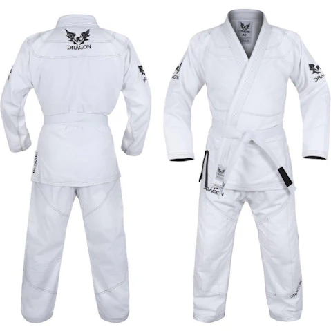 Morgan Sports White Dragon V2 450gsm BJJ Gi