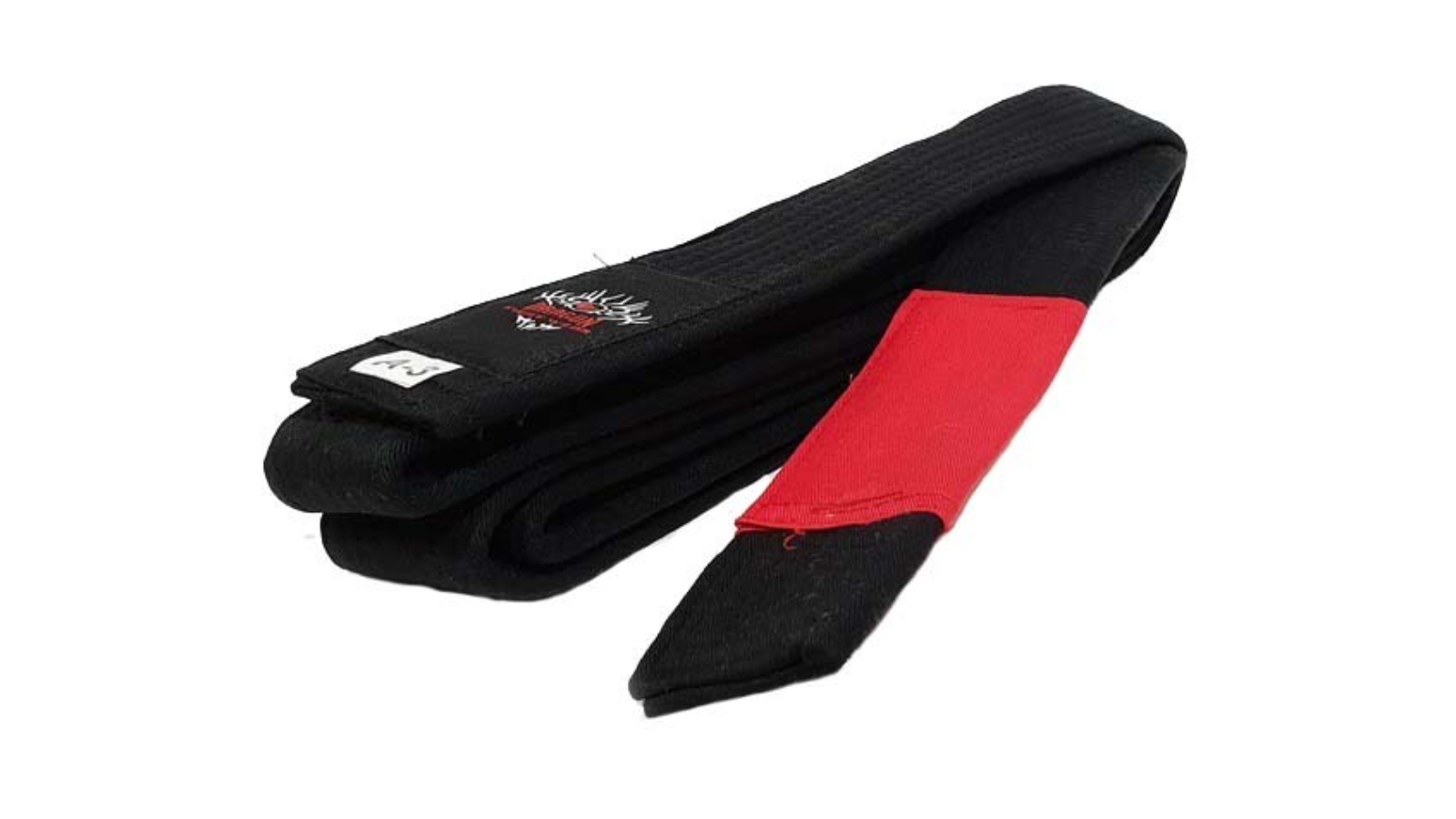 Morgan Sports Black BJJ Belt with Red Tip