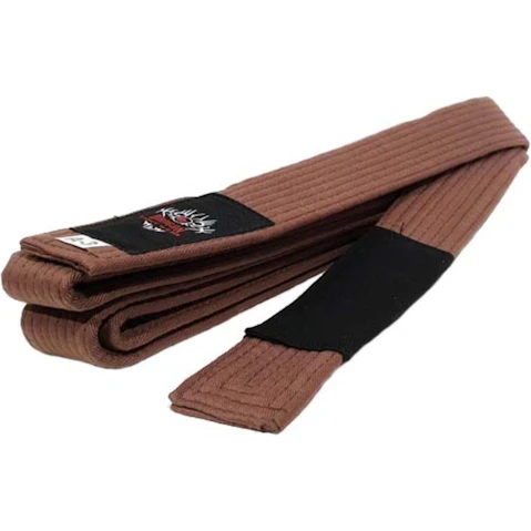 Morgan Sports Brown BJJ Belt with Black Tip