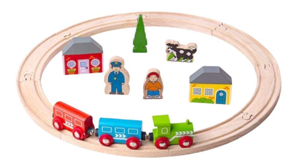 Bigjigs Rail My First Train Wooden Toy Set - 3 year+