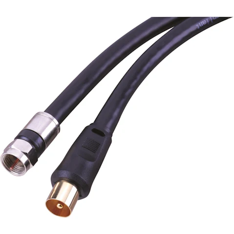 Vanco 3.6m Antenna PAL to F-Type RG6Q Coaxial Cable