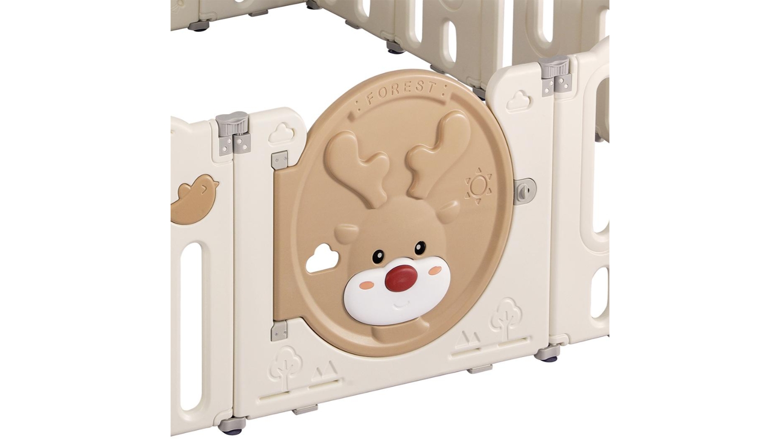 BoPeep Kids Playpen Baby Safety Gate Toddler Fence 16 Panels