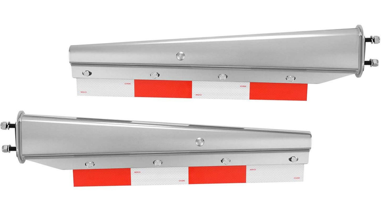 Vevor Straight Spring Loaded Mud Flap Hangers for Semi Truck 6.35cm Bolt Spacing