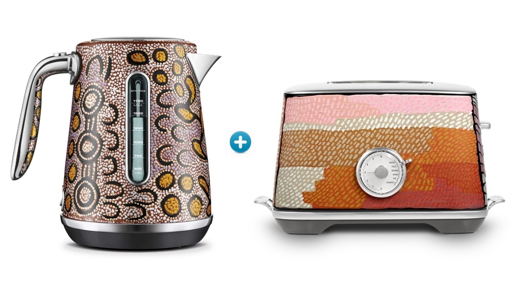 Breville the Luxe Duo Kettle and Toaster Set Art Series Harvey Norman