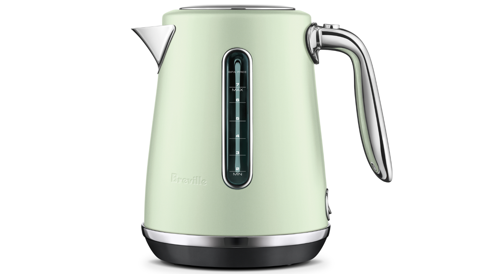Breville the Soft Top Luxe 1.7L Kettle Frosted Sage Harvey Norman