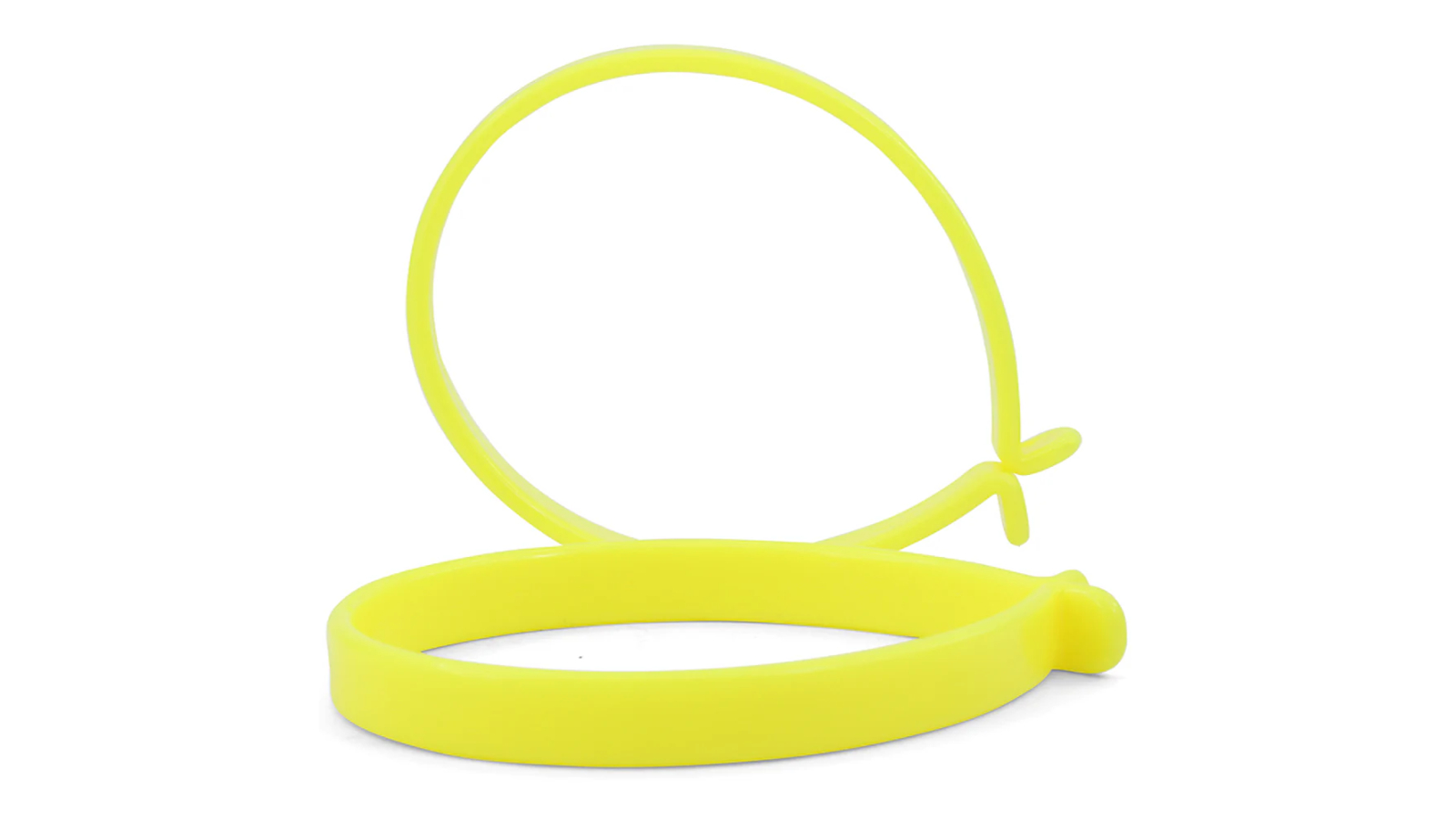 Bikelane Plastic Trouser Protection Band for Keeping Pants-Out of Bike Chain - Neon Yellow