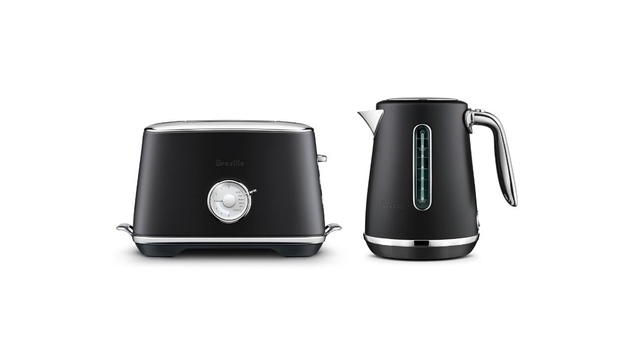 Breville Luxe Kettle and Toaster Bundle - Black Truffle