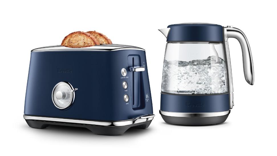 Breville Luxe Glass Kettle and Toast Pack Harvey Norman