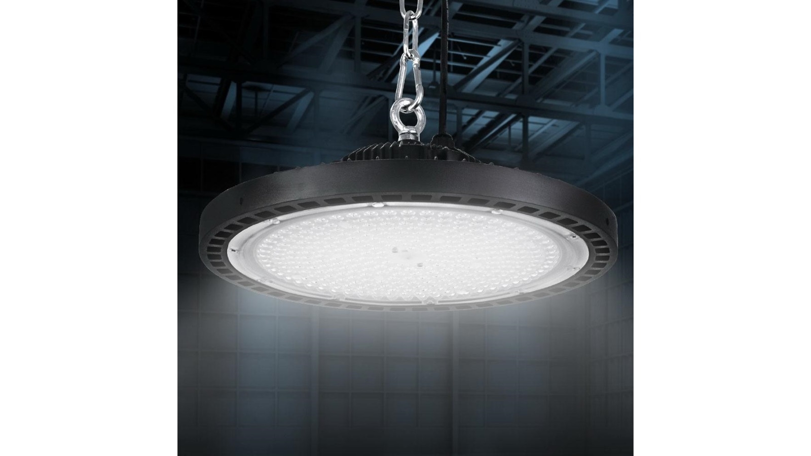 Leier 200W LED High Bay Lights Black Harvey Norman