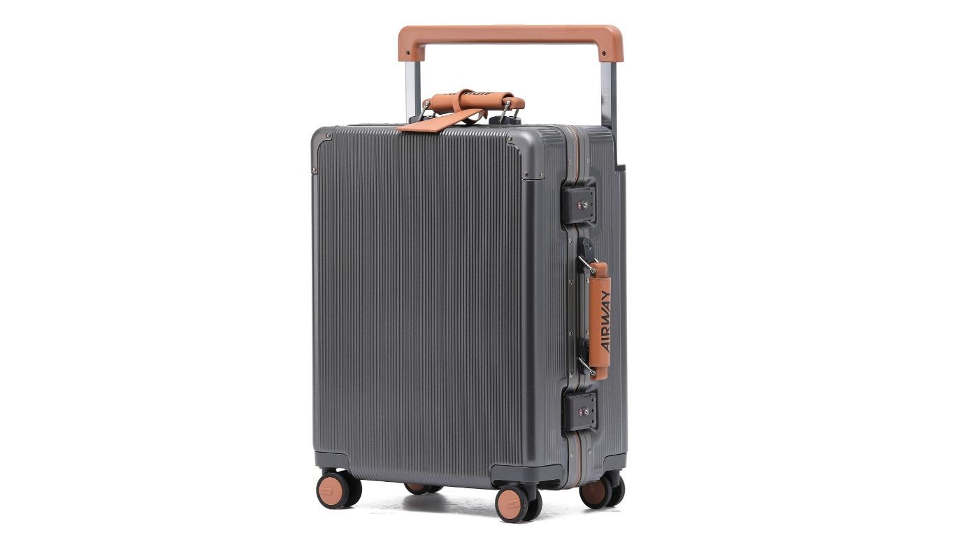 Airway 20inch Titan Aluminium Frame Carry-on Luggage - Black