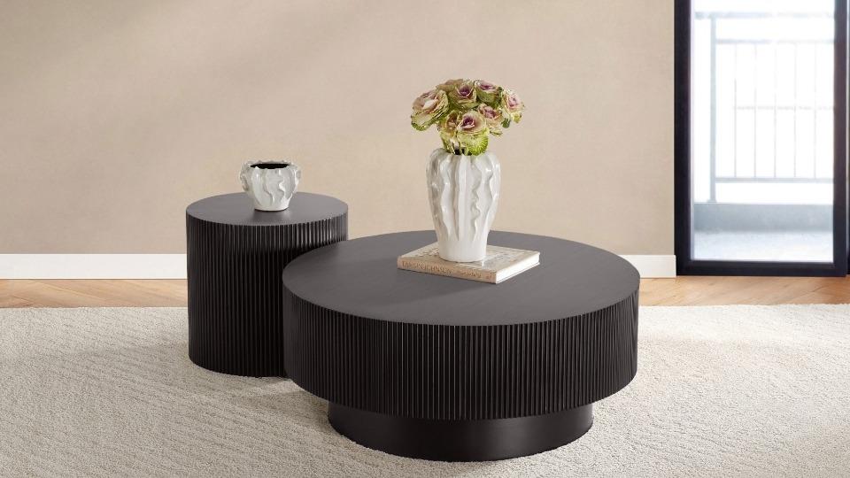 Astra MK2 Coffee and Lamp Table 2-Piece Set
