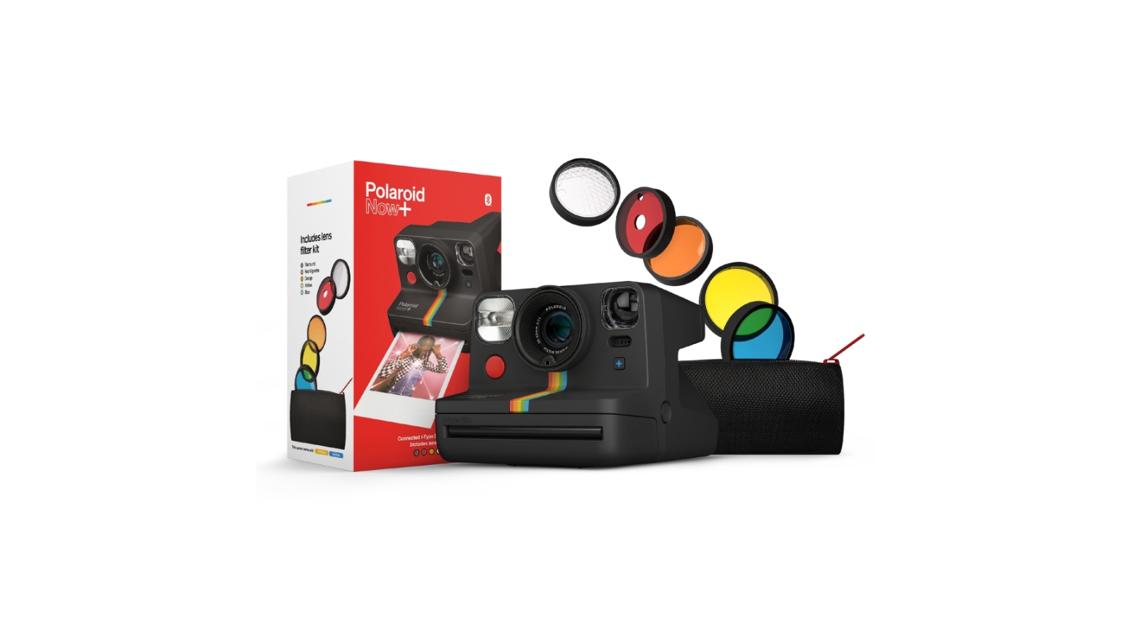 Polaroid Now+ Camera Black Harvey Norman