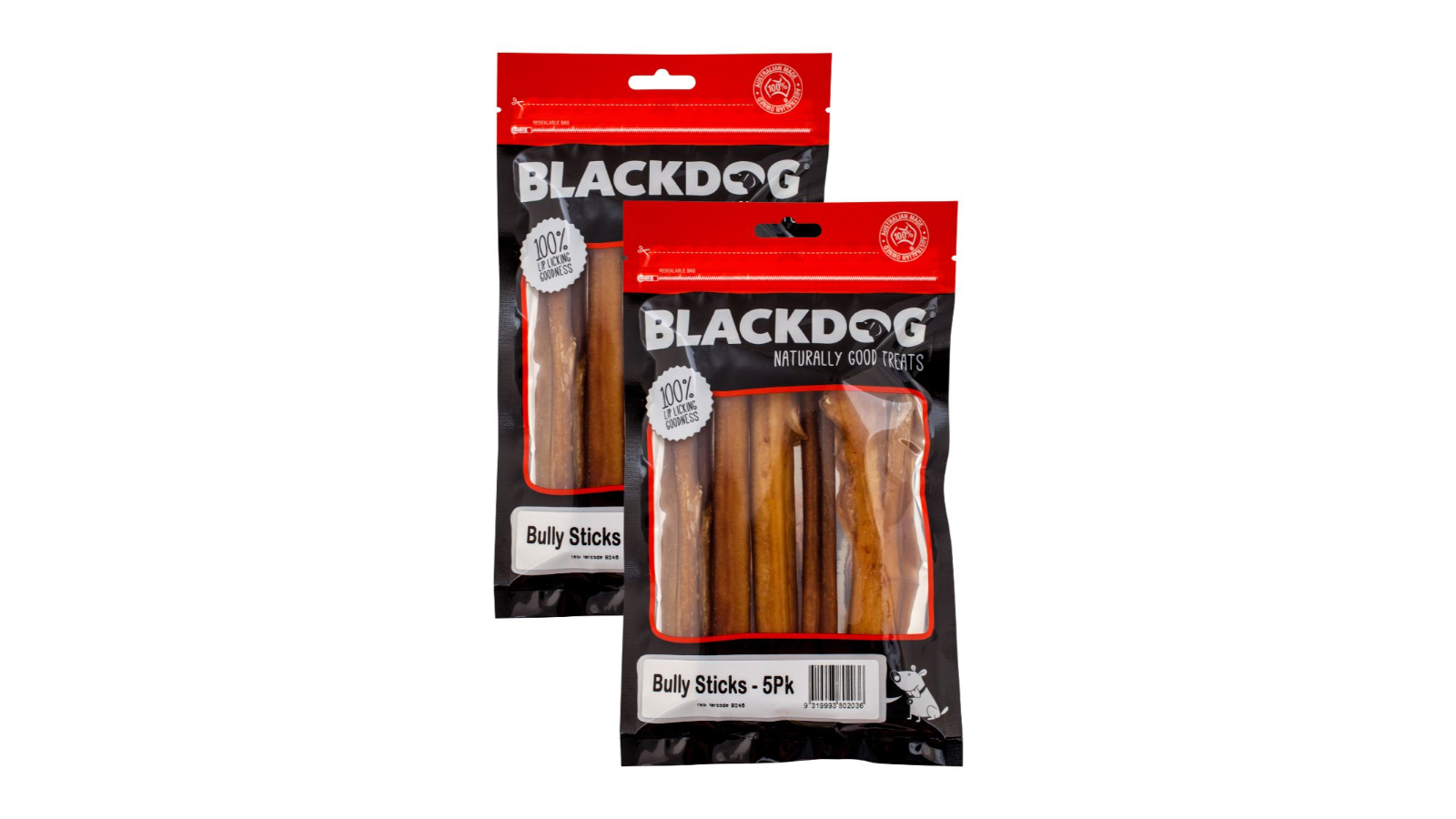 Blackdog 2 Piece Bully Sticks