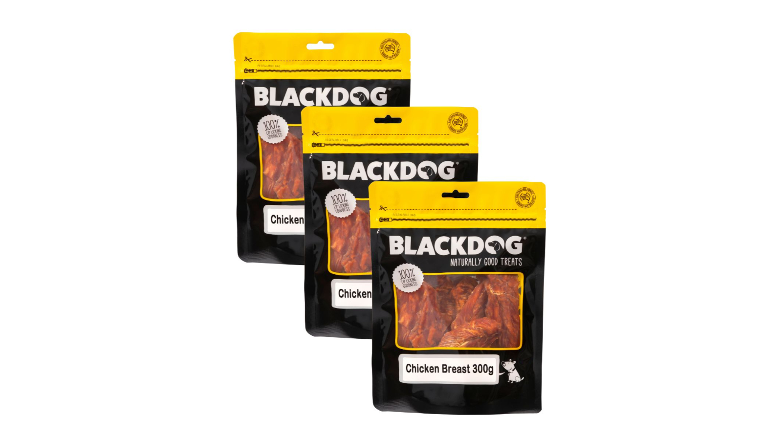 Blackdog 3 Piece Chicken Breast - 300g