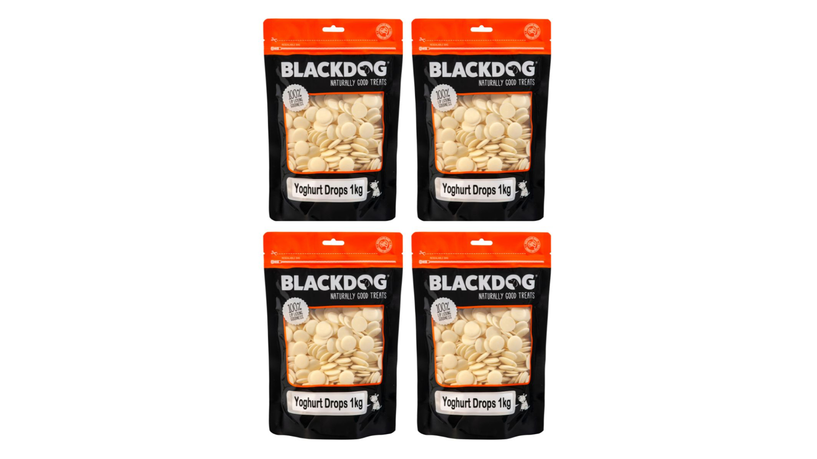 Blackdog 4 Piece Yoghurt Drop - 1kg