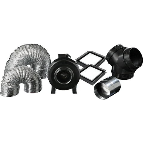 Schweigen BLB702 Silent Multi-Purpose Exhaust Fan for 2 Rooms
