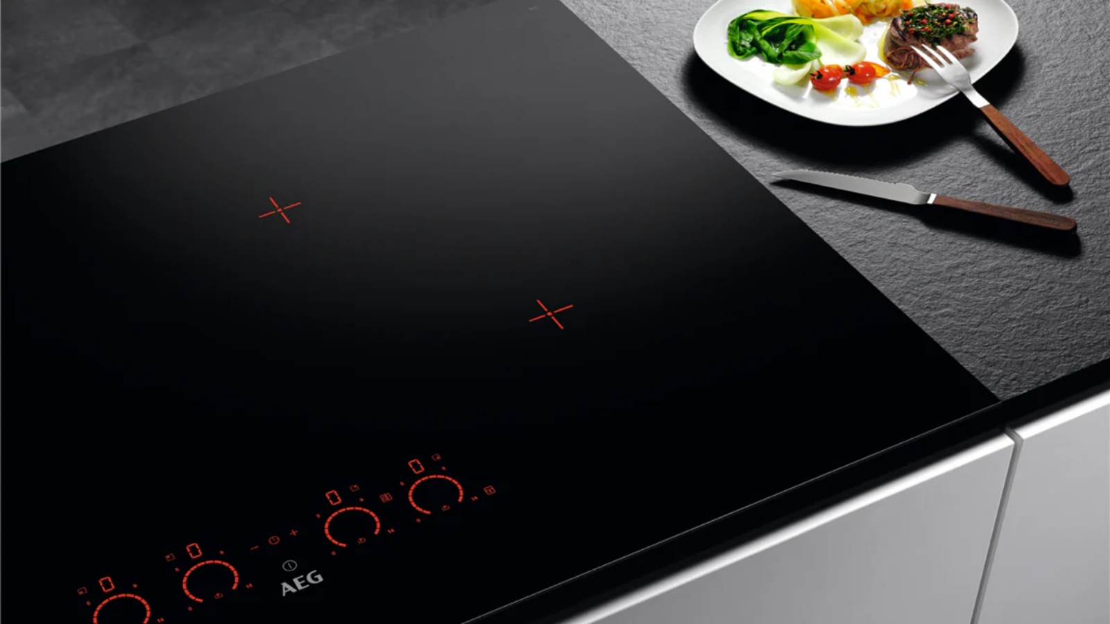 AEG 80cm 4 Zone Pure Induction Cooktop Harvey Norman
