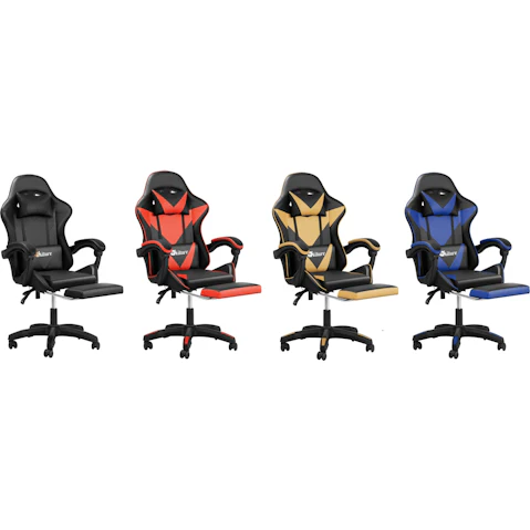 Oikiture Gaming Massage Chair Racing Recliner