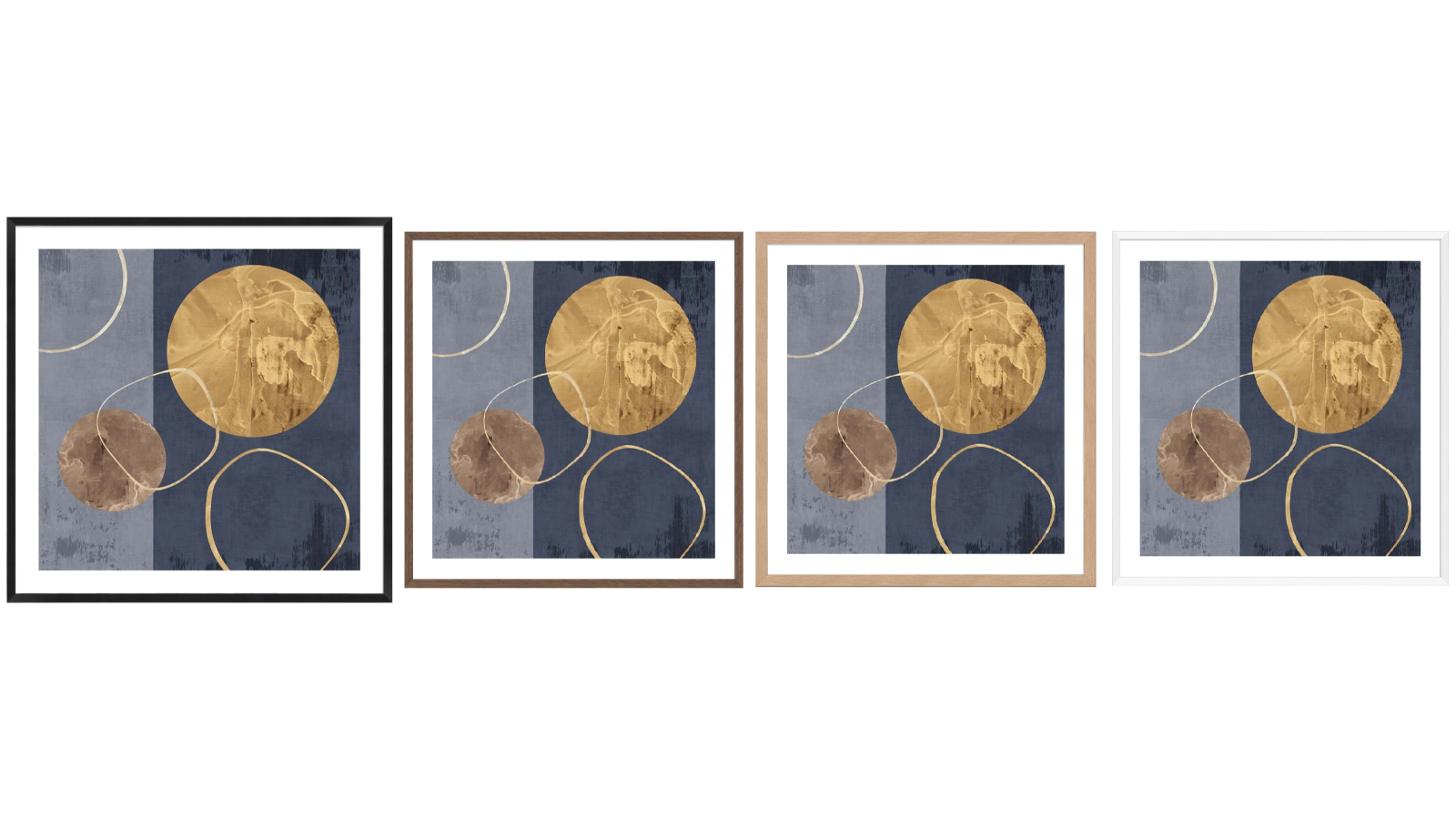 La Grolla Graceful Blue II Frame Wall Art