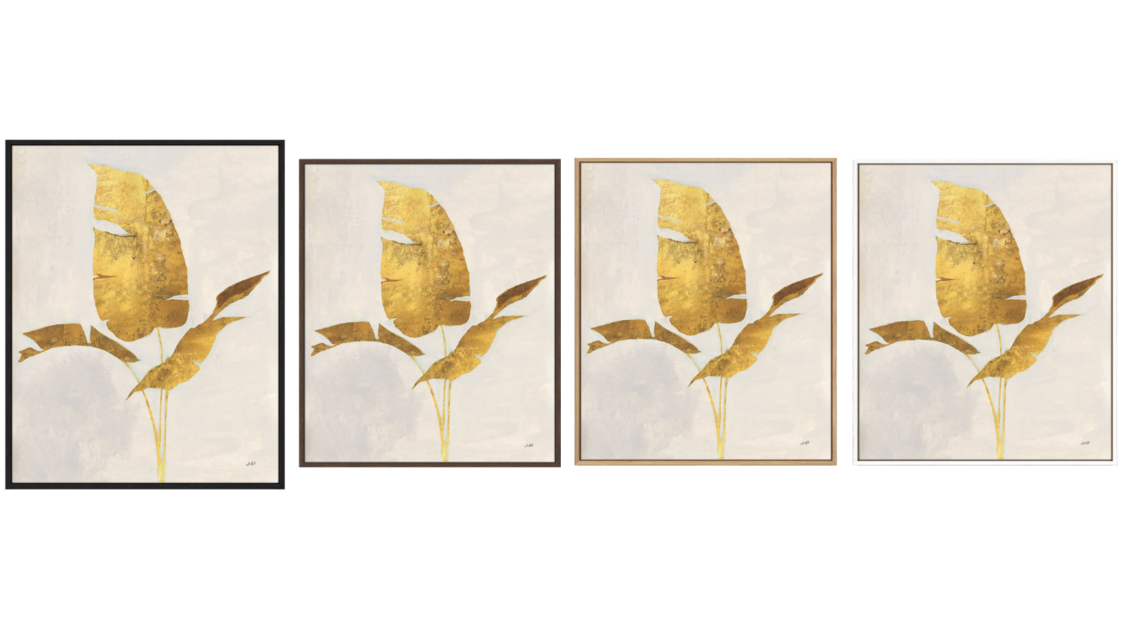 La Grolla Gilded Palm Botanical II Gallery Wall Art