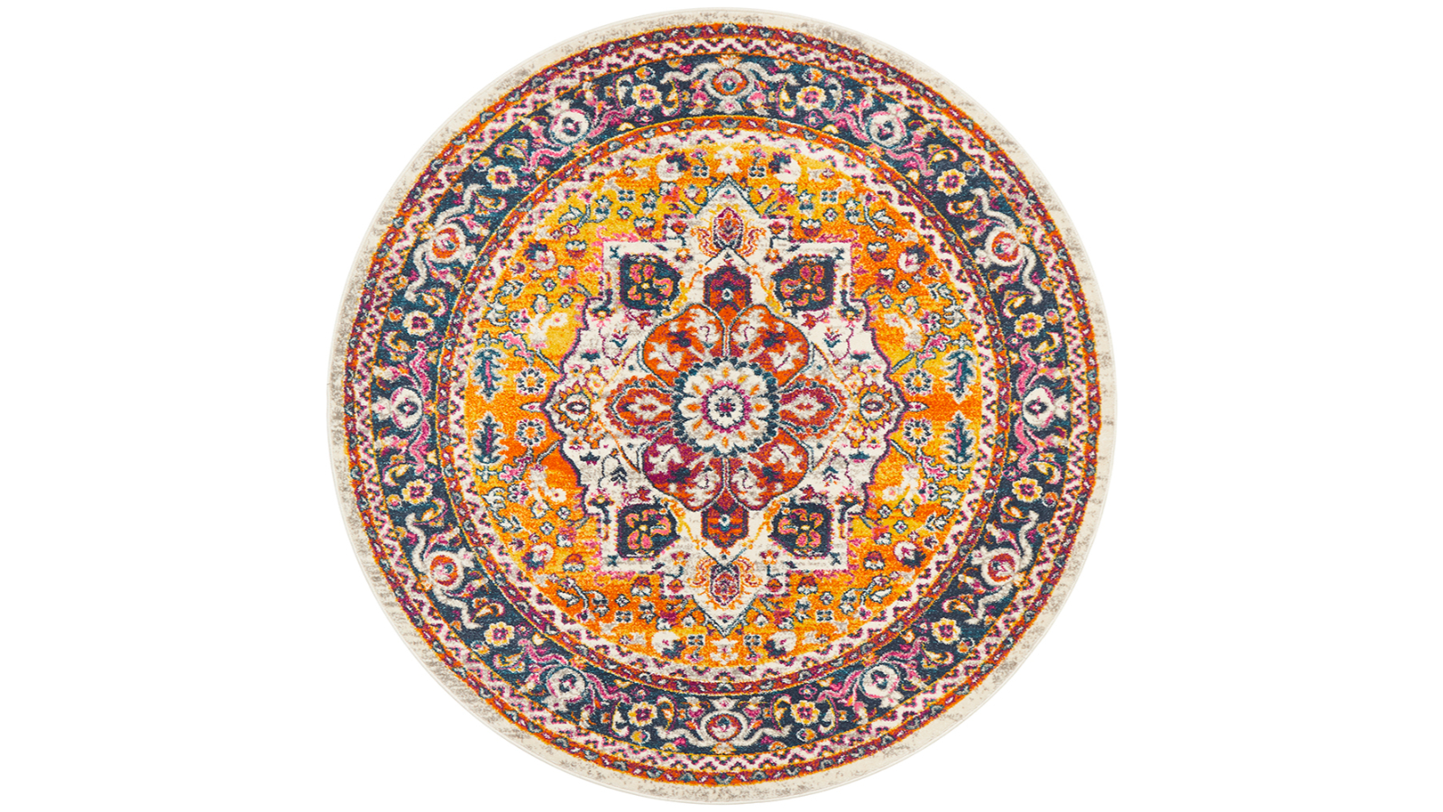 The Weave Studio Annabel 207 Multi Round Rug - 240 x 240cm