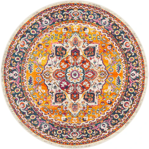 The Weave Studio Annabel 207 Multi Round Rug - 240 x 240cm