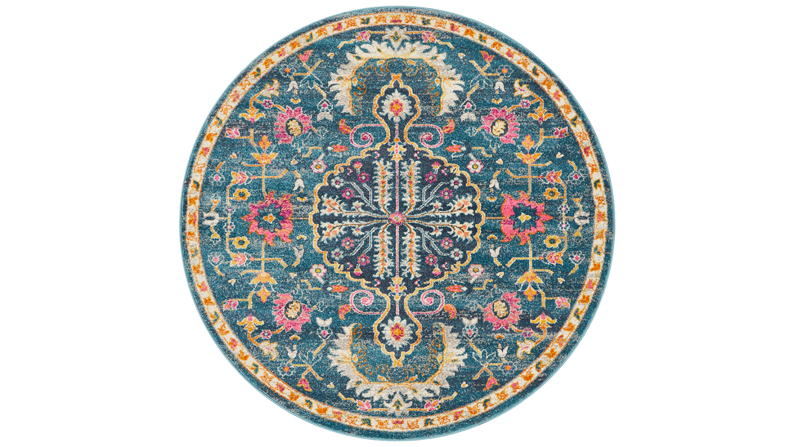 The Weave Studio Annabel 209 Navy Round Rug