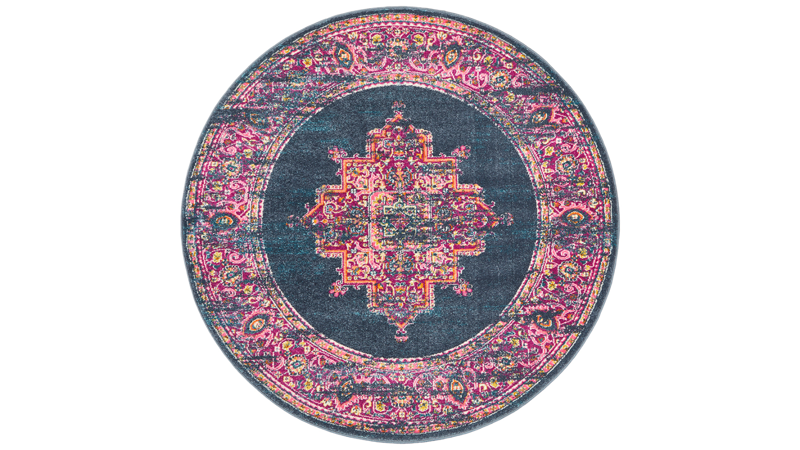 The Weave Studio Annabel 211 Navy Round Rug