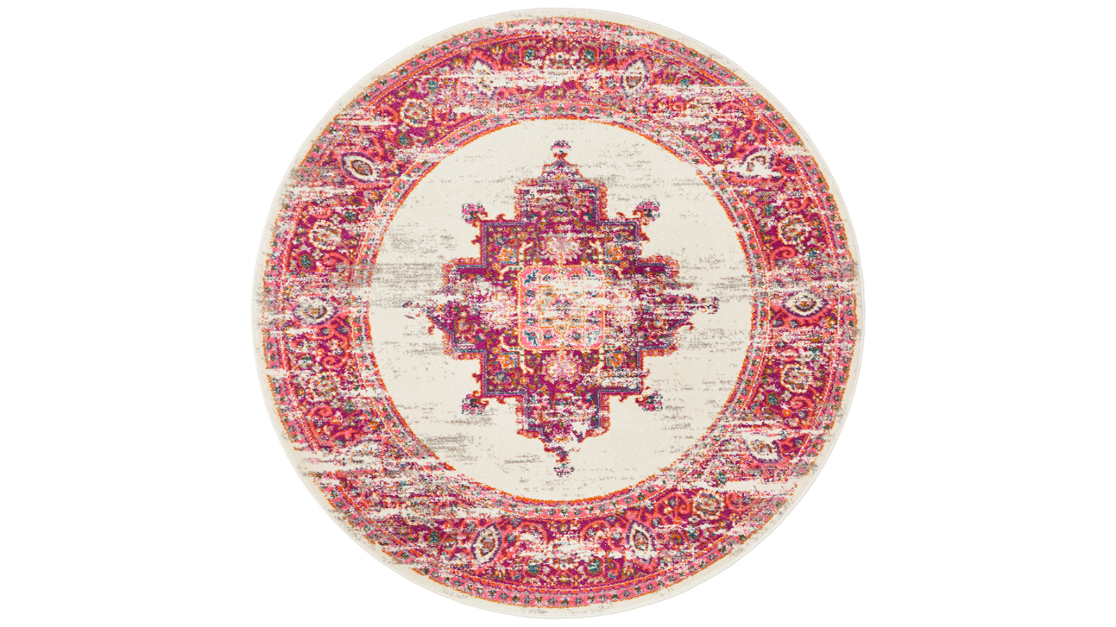 The Weave Studio Annabel 211 Pink Round Rug - 240 x 240cm