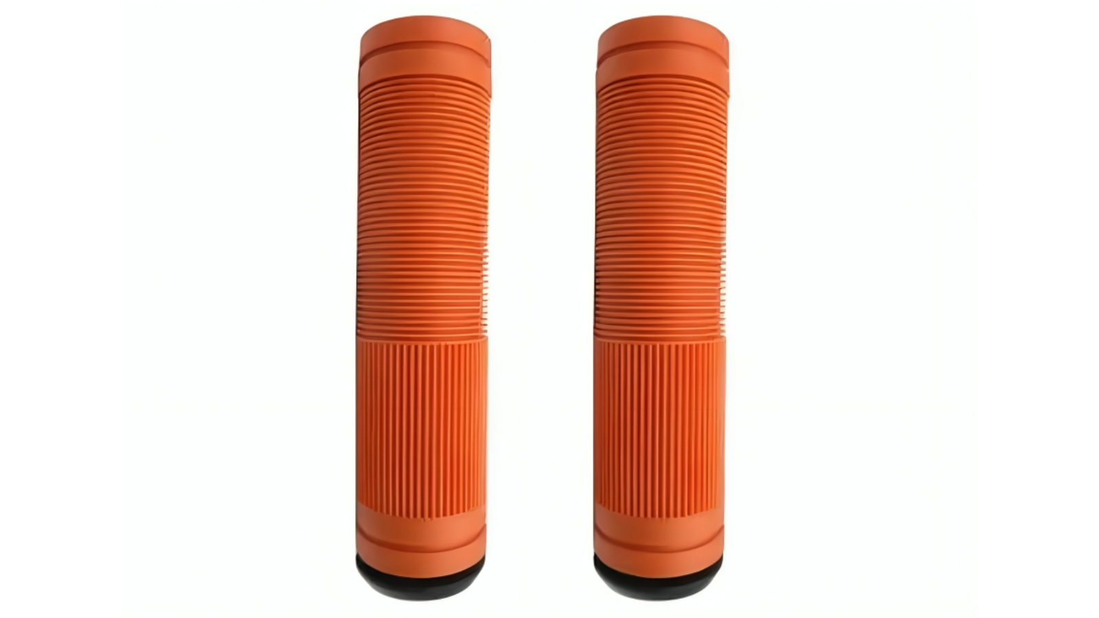 Bulletproof 13cm Mountain Bike Grip with Black End Plug - Orange