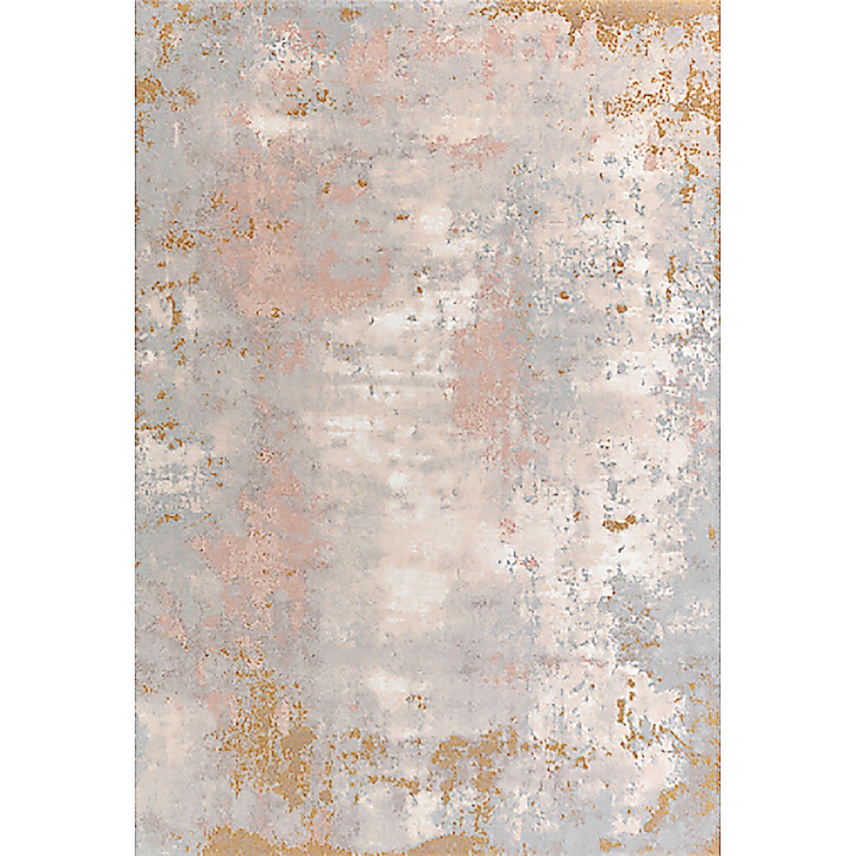 Essenza Mottled Blue Cream Rug - Medium