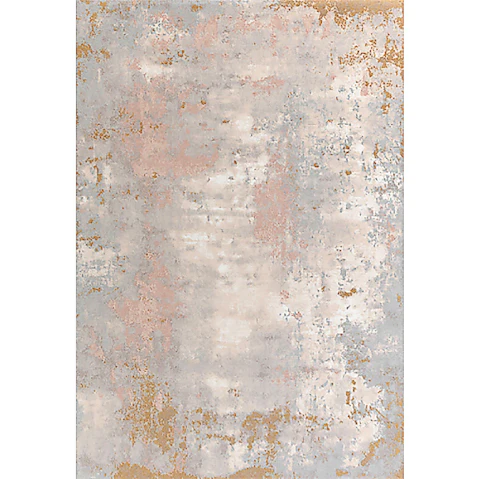 Essenza Mottled Blue Cream Rug - Medium
