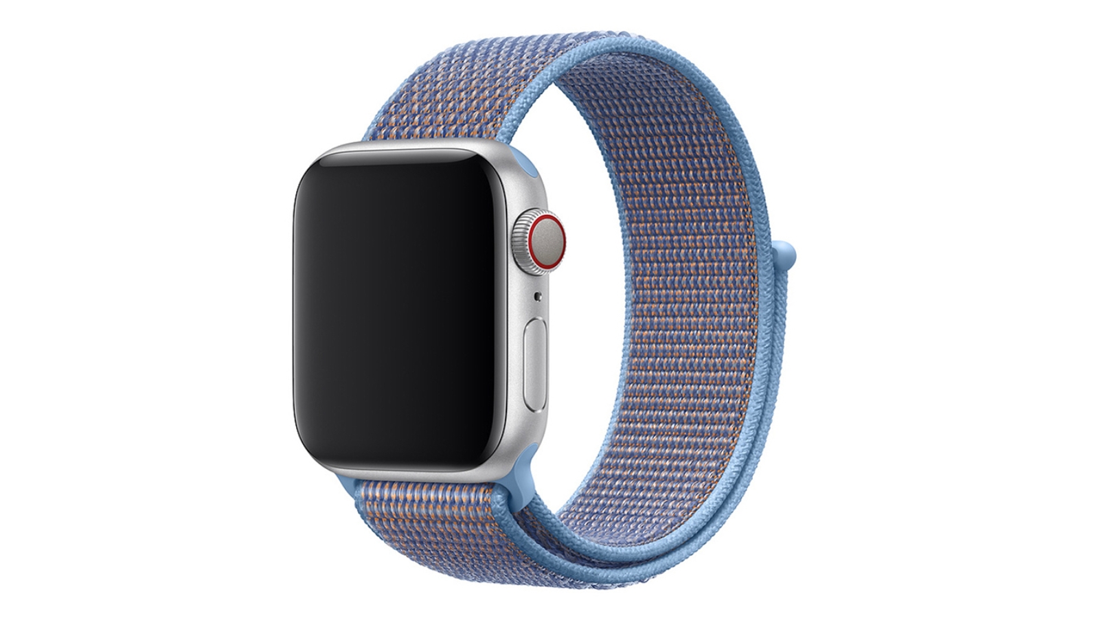 Swifty Blue/Peach Apple Watch Velcro Band  - 38mm 