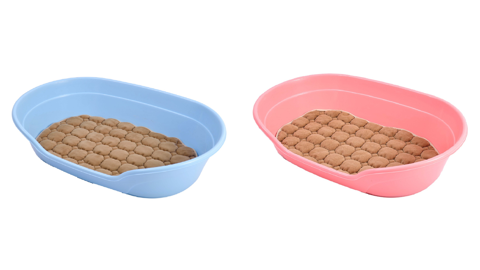 YES4PETS Large Pet Dog Bed Plastic Washable Basket 