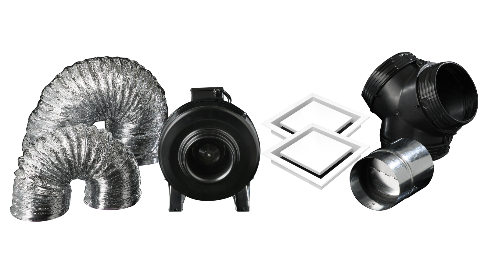 Schweigen BLW602 Silent Multi-Purpose Exhaust Fan for 2 Rooms