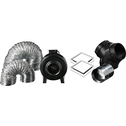 Schweigen BLW602 Silent Multi-Purpose Exhaust Fan for 2 Rooms
