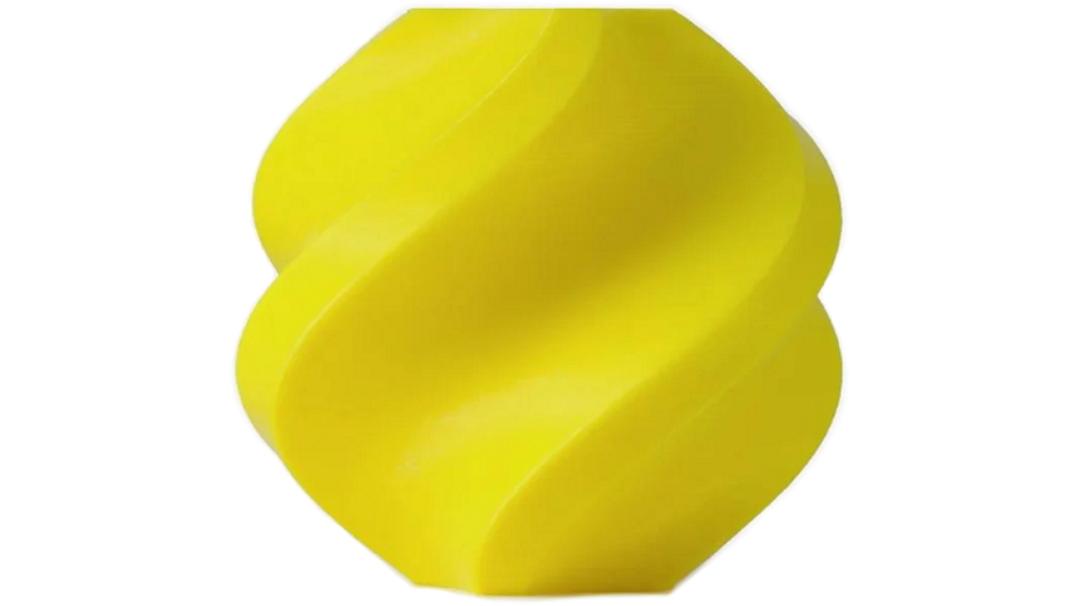 Bambu Lab PLA Basic Yellow 1kg 3D Printer Filament Spool