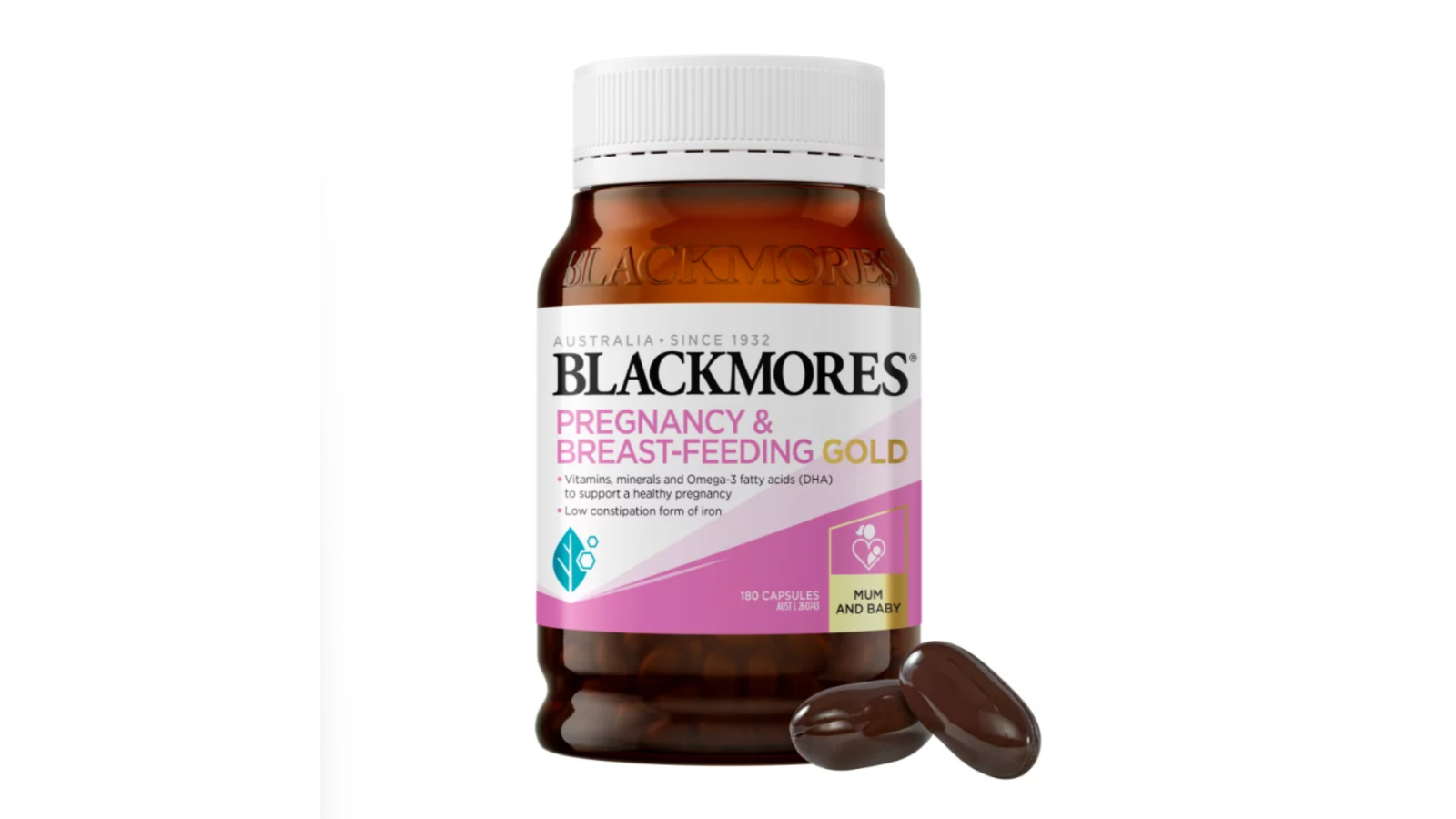 Blackmores Gold Pregnancy and Breast-Feeding - 180 Capsule