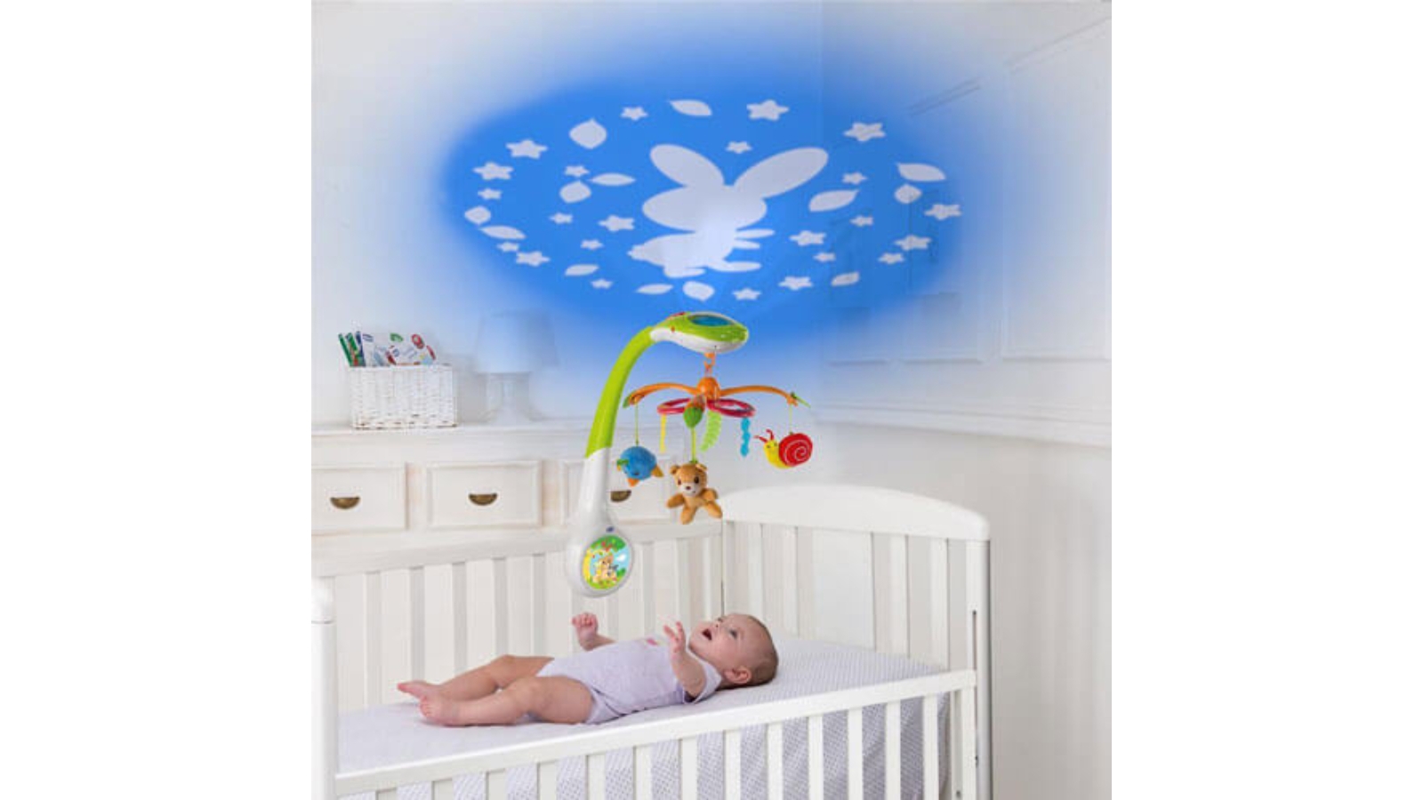 Chicco Toy Magic Forest Cot Mobile Projector Harvey Norman