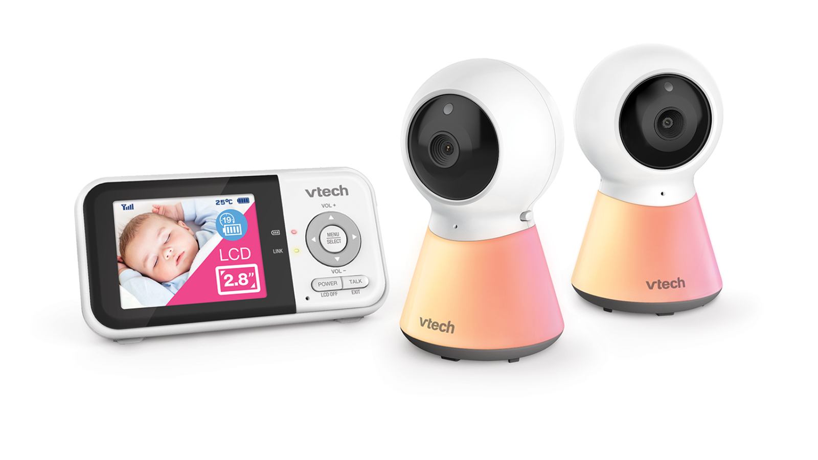 Vtech BM3350N 2.8inch 2-Camera Baby Monitor