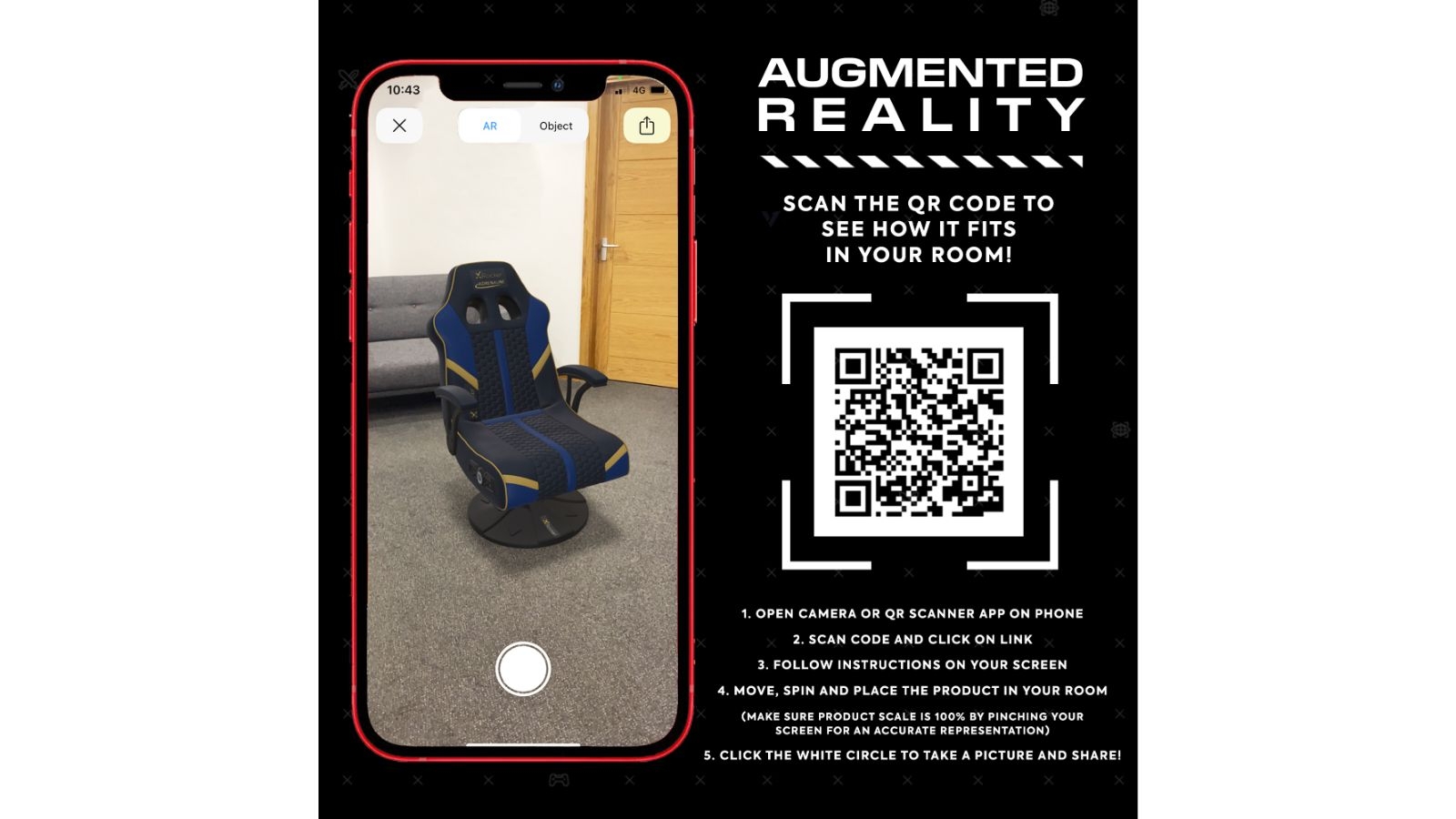 X rocker adrenaline instructions best sale