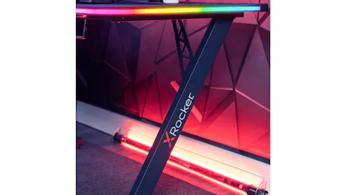 X Rocker Led Spectrum Desk X Rocker Pulsar RGB Gaming Desk with Neo Motion Sync App Control ...