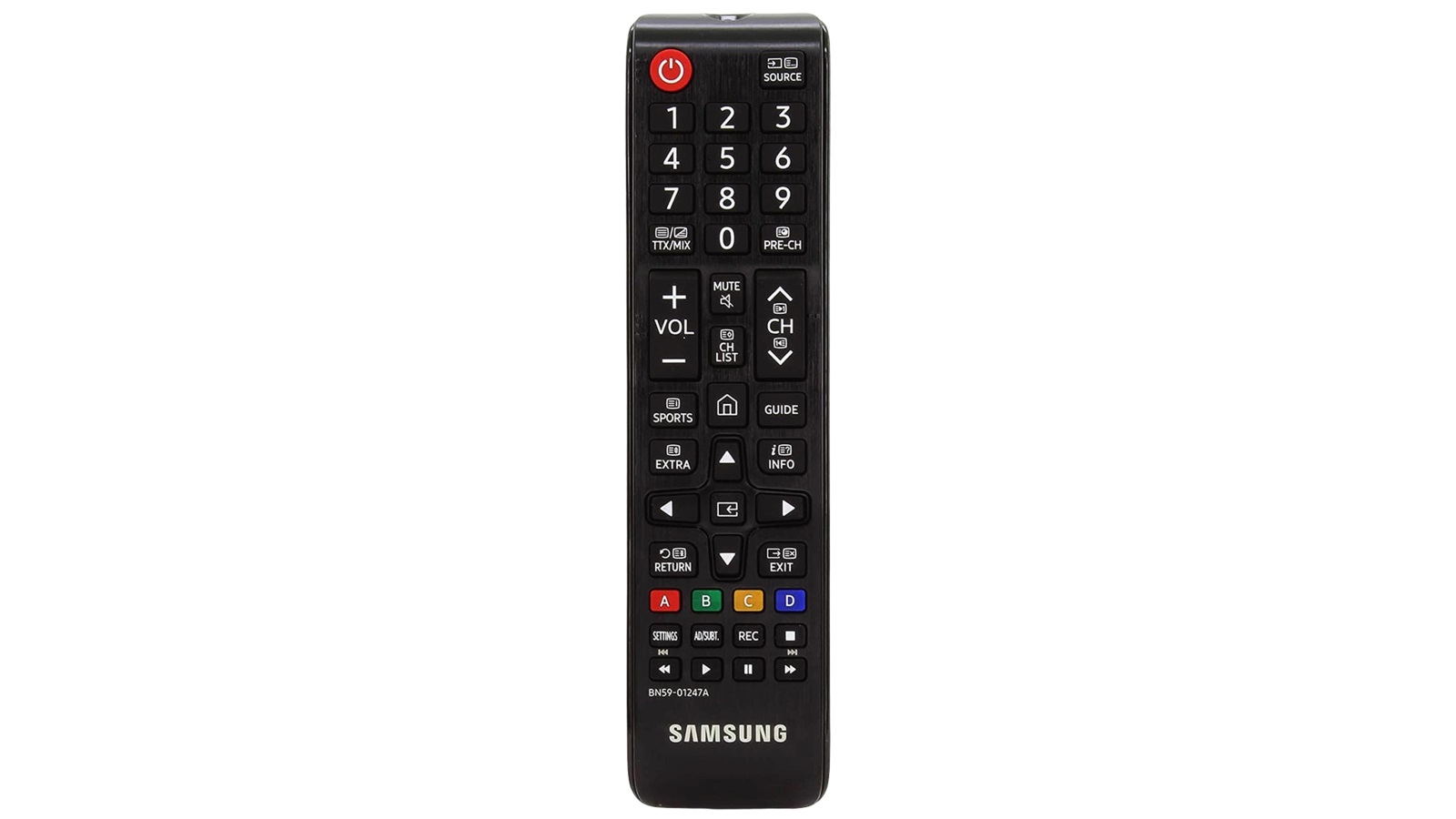 Samsung TV Replacement Remote Control - BN59-01247A