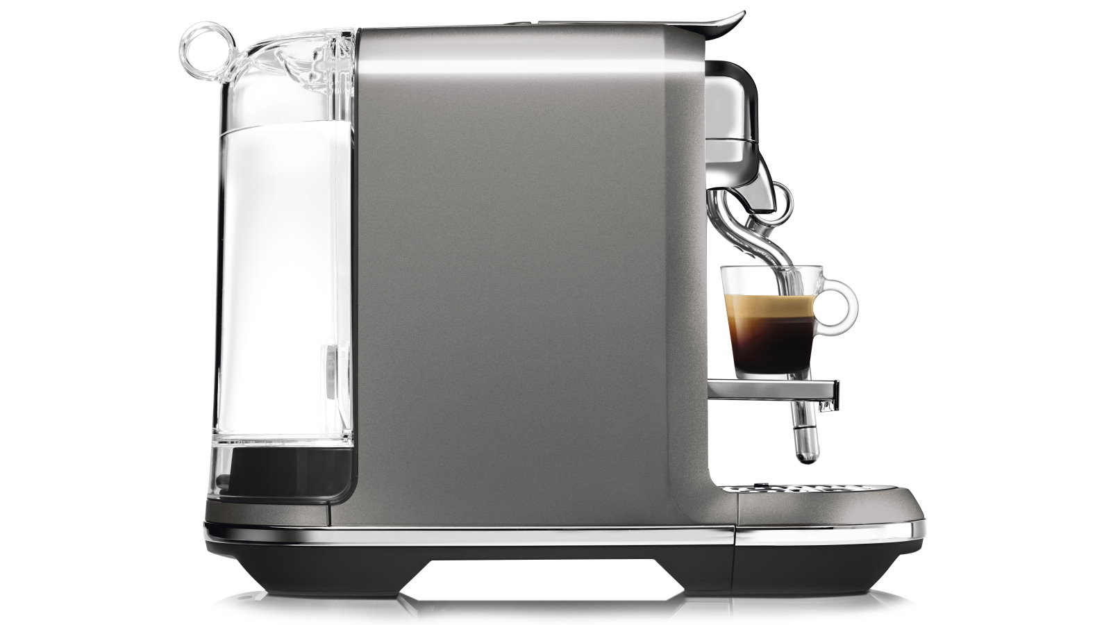 Nespresso Creatista Plus Coffee Machine By Breville Smocked Hickory