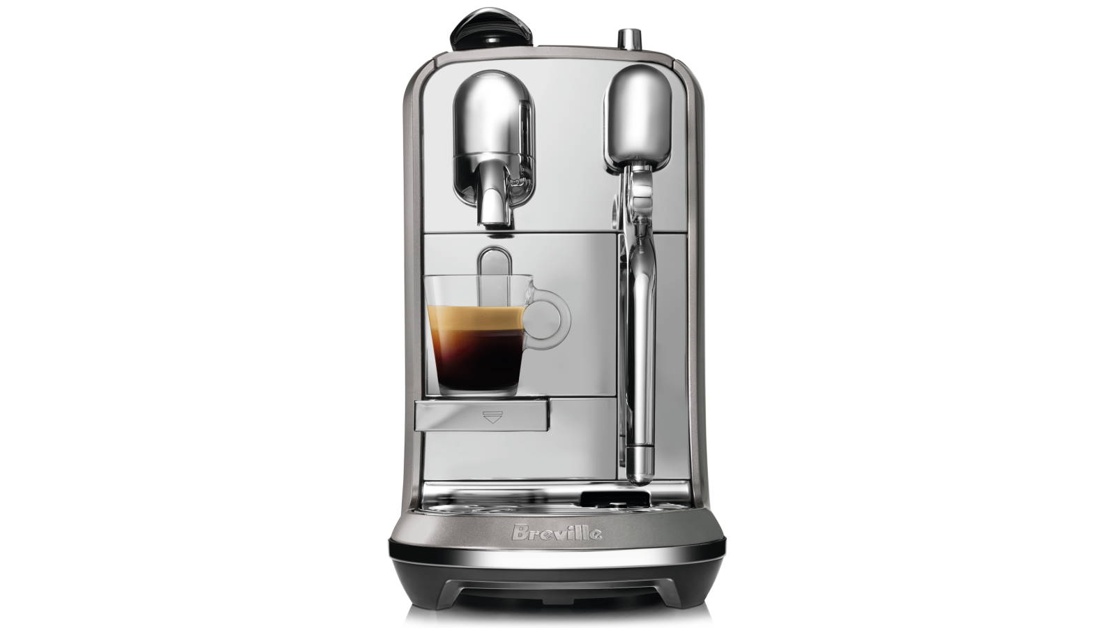 Nespresso Creatista Plus Coffee Machine By Breville Smocked Hickory