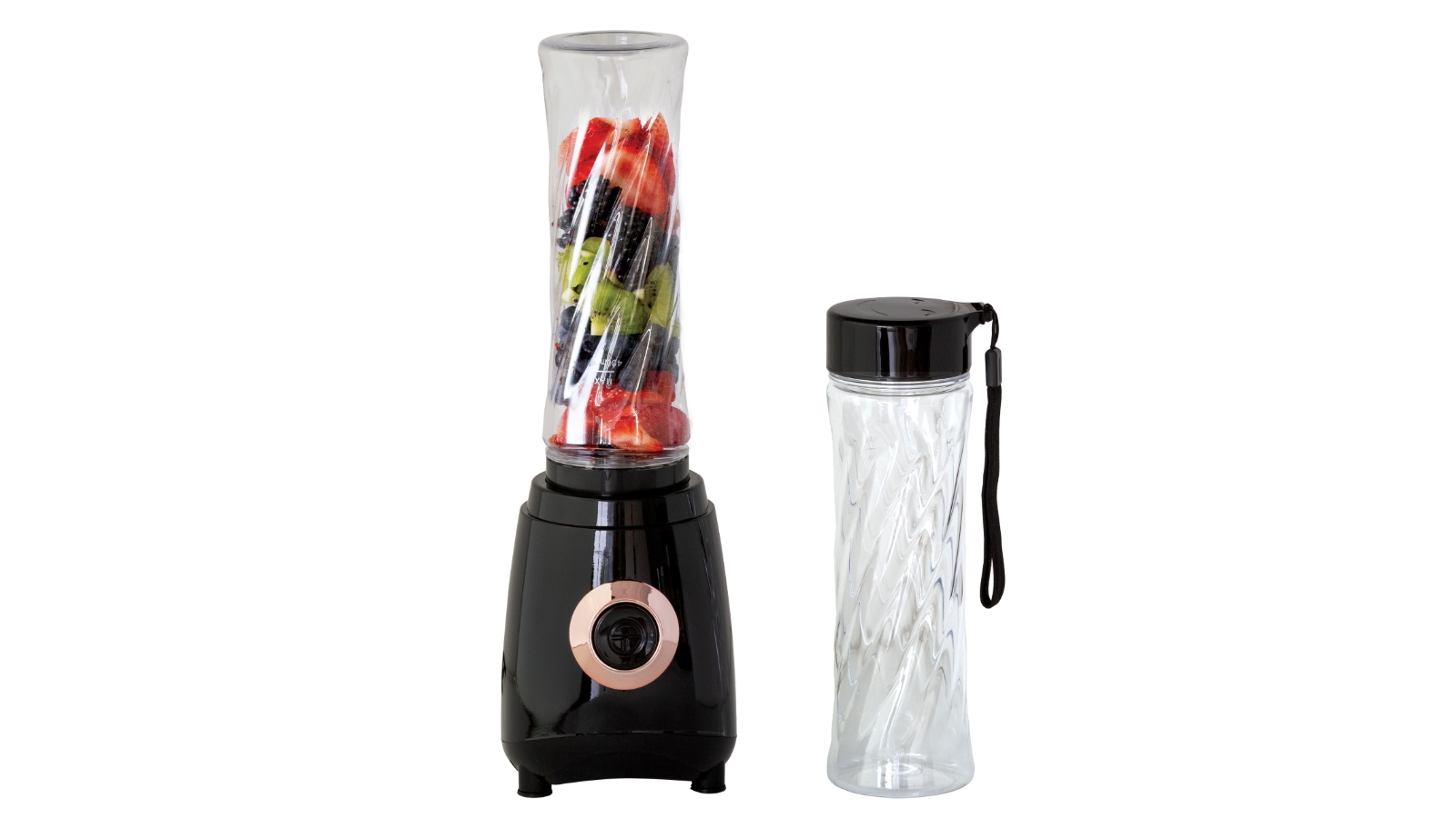 Blend And Go Portable Blender With 2 Bottles 