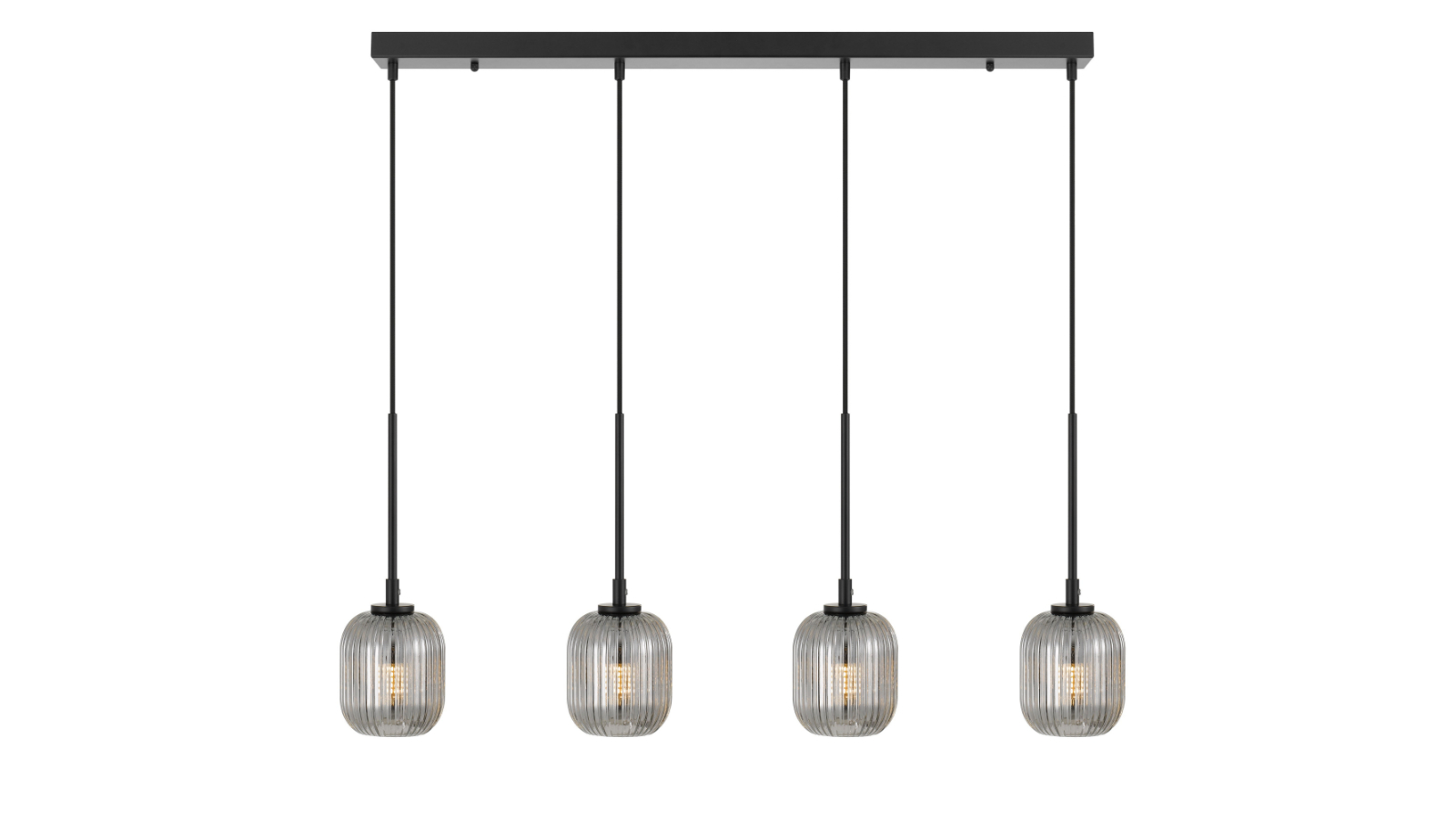 Pretty & Practical Foggia Black/Timber Pendant Light with Chain